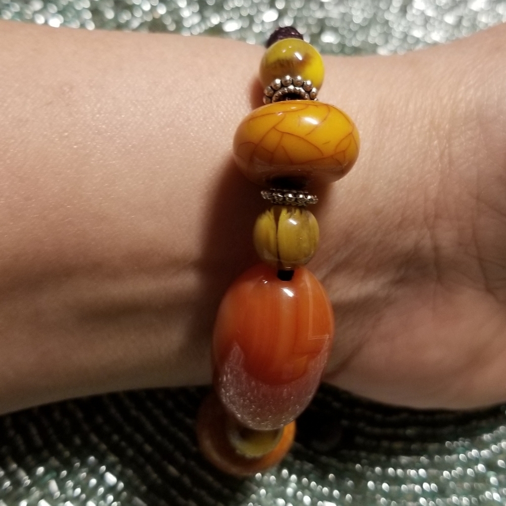 Multi Stone Bracelet. - Picture 2 of 4